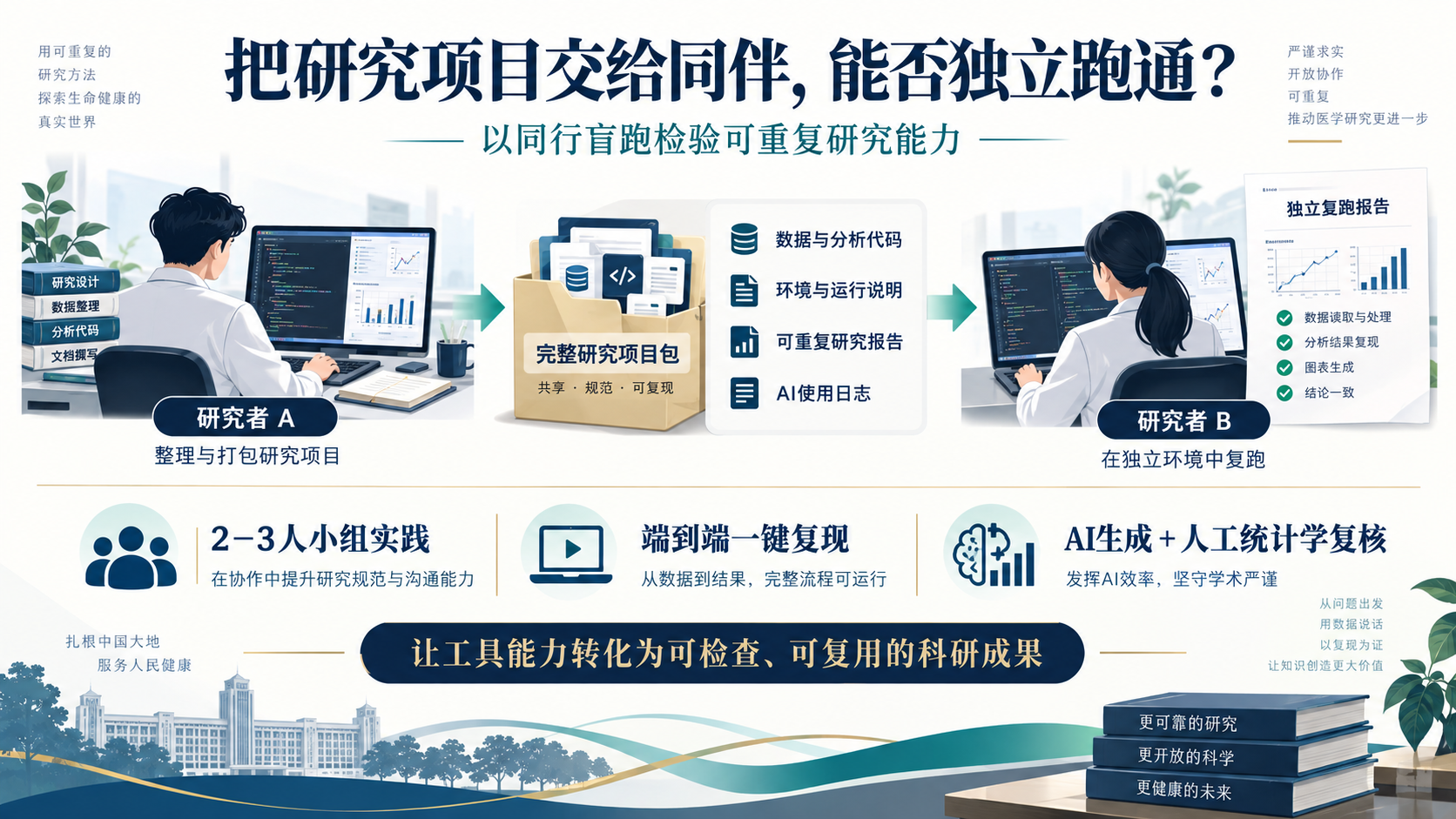 课程实践成果:完整项目材料与同行盲跑